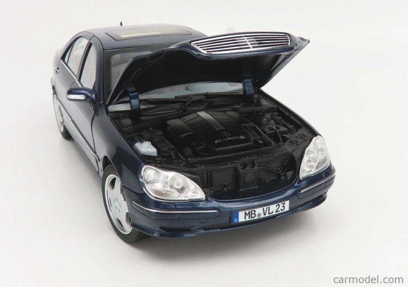 Norev Mercedes Benz S-class S55 Amg (w220) 2000 1:18 Blue Met