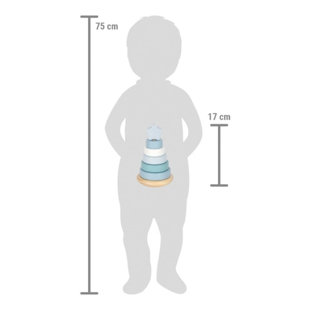 small foot Nasazování na tyč Věž modrá