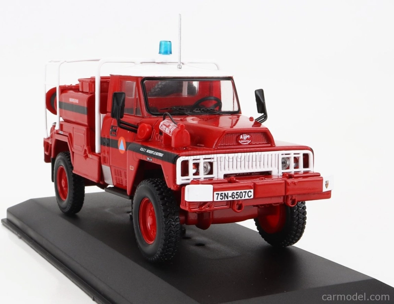 Odeon Acmat Tpk 4-35-c Cisterna Ccfm Securite Civile 1985 1:43 červená biela
