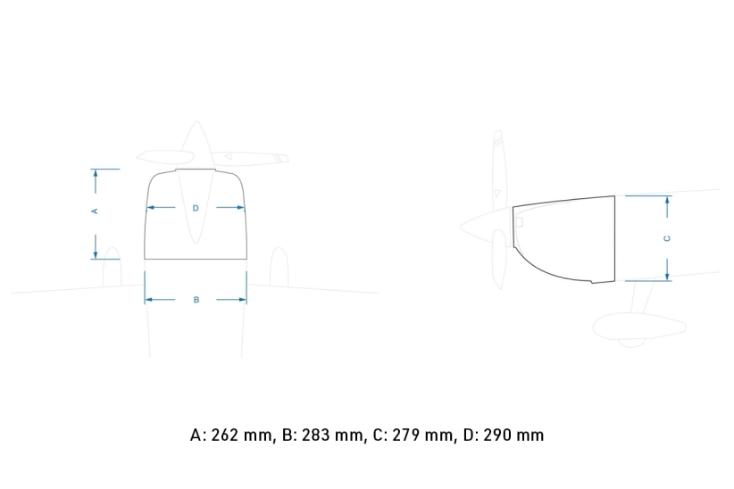 90" Extra NG 2290mm 60cc Červeno-čierna