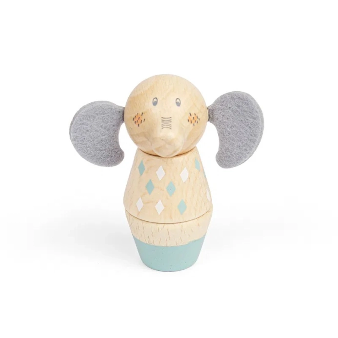 Bigjigs Toys Dřevěné šroubovací zvířátko Slon