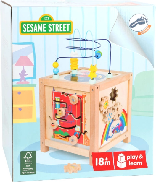 Small Foot Motorická kostka Sezame otevři se! poškozený obal