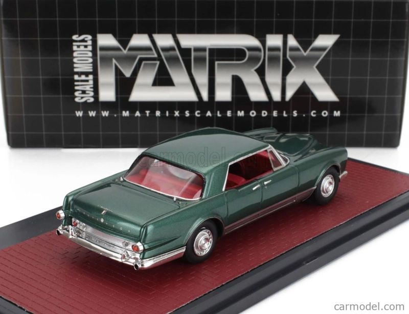 Matrix scale models Facel vega Excellence Ex2 1962 1:43 Zelená Se Stříbrnou