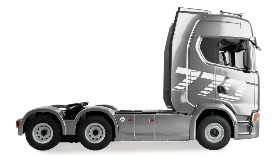 RC ťahač Scania 770 6x4 1:18 RTR, strieborná