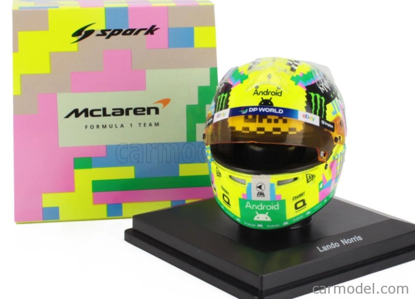 Spark-model prilby Bell Casco Helmet F1 Lando Norris Team Mclaren N 4 3rd British Gp 2024 1:5 Rôzne
