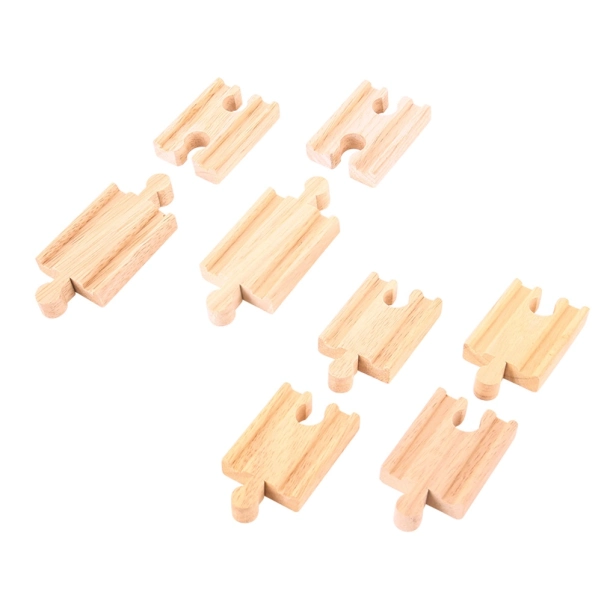 Bigjigs Rail Spojky kolejí 7 cm 8 ks