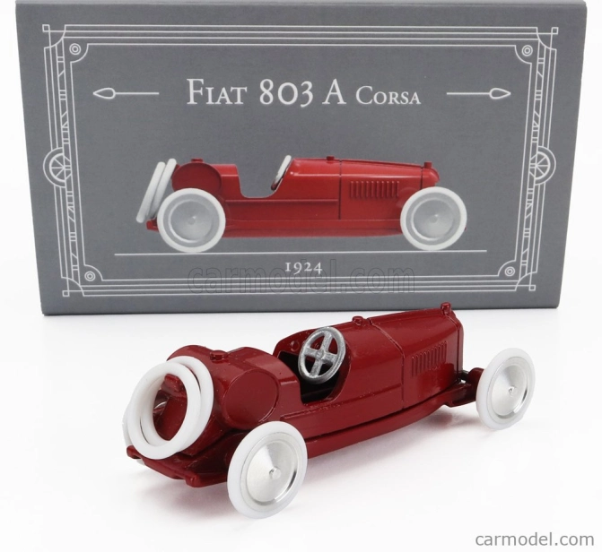 Officina-942 Fiat 803a Spider Corsa 1924 1:43 Červená