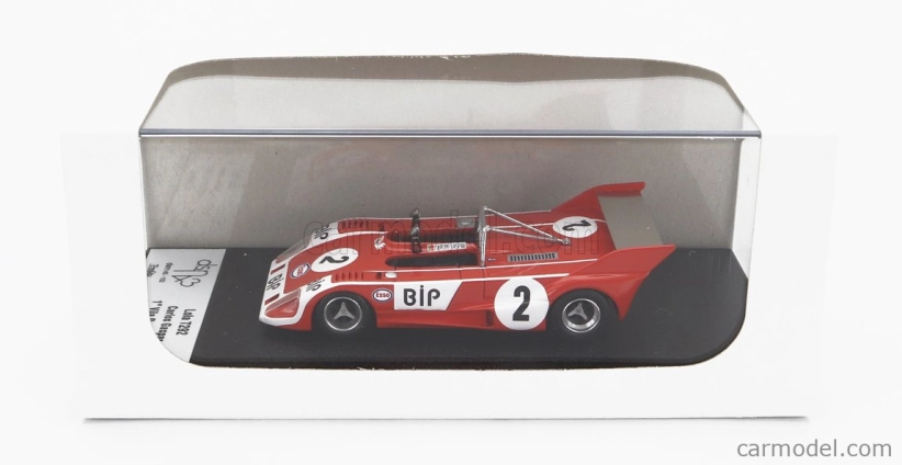 Trofeu Lola T292 Sider N 2 Winner Rally Vila Real 1973 Carlos Santos 1:43 Oranžová Bílá