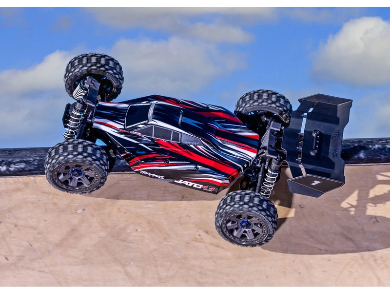 RC auto Traxxas Jato 1:8 4WD BL-2S RTR, černá