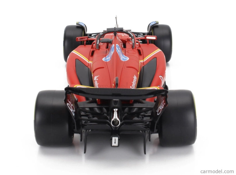 Bburago Ferrari F1 Sf-24 Team Scuderia Ferrari N 16 4th Emilia Romagna Imola Gp 2024 Charles Leclerc - Con Vetrina - With Showcase 1:18 Červená Černá