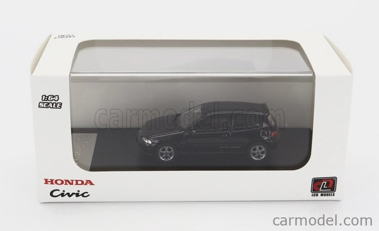 Lcd-model Honda Civic Eg6 Vtec 1993 1:64 Black