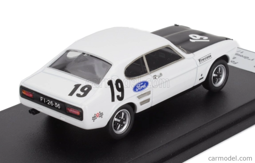 Trofeu Ford england Capri 3000 Gt Winner Gr.1 Rally Vila Real 1971 Ernesto Neves 1:43 Bílá Černá