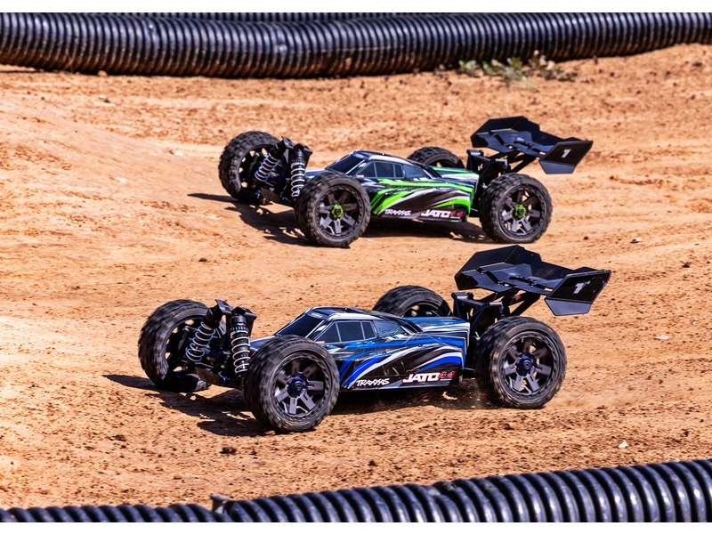 RC auto Traxxas Jato 1:8 4WD BL-2S RTR, černá