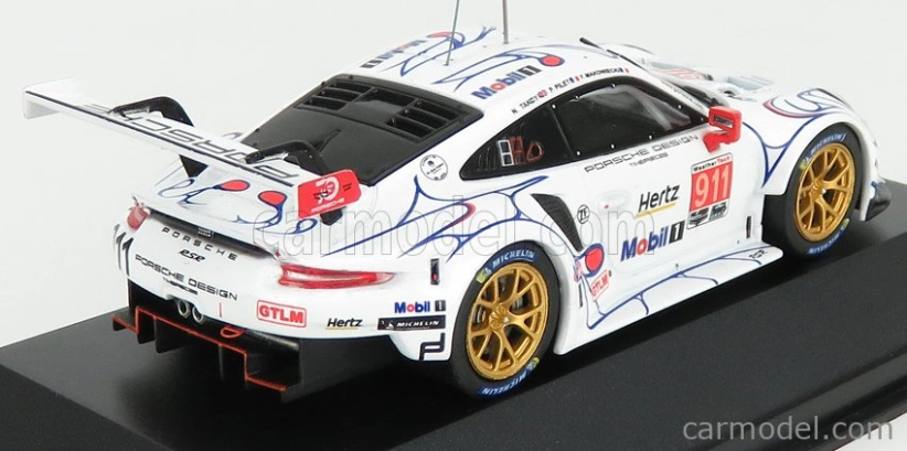 Ixo-models Porsche 911 991 Rsr Team Porsche Gt N 911 Winner Gtlm Class Petit Le Mans Road Atlanta 2018 P.pilet - N.tandy - F.makowiecki 1:43 Biela