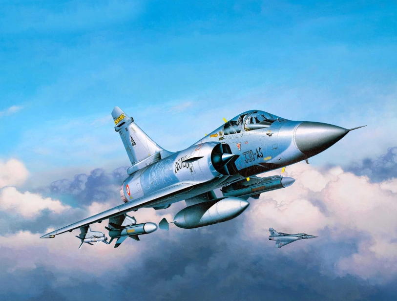 Lietadlo Plastic ModelKit 03813 - Dassault Mirage 2000C (1:48)