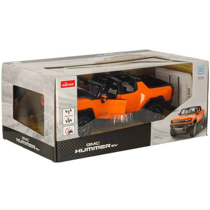 Rastar RC auto Hummer EV 1:16 oranžová