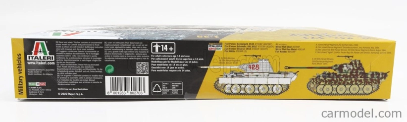 Italeri Tank Sd.kfz. 171 Panther Ausf.a Military 1945 1:35 /