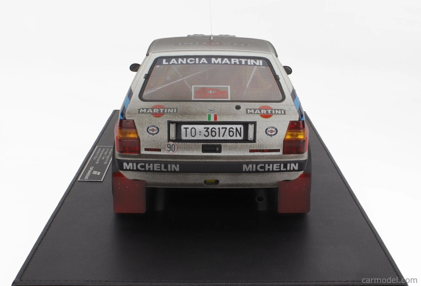 Topmarques Lancia Delta Hf Integrale 16v Martini Dirty Version N 1 3rd Rally Montecarlo 1990 M.biasion - T.siviero 1:12 Biela červená modrá