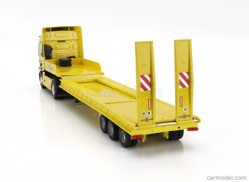 Eligor Renault T460 Truck Pianale Moroni Transports 2021 1:43 Žltá