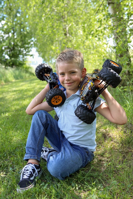 RC auto RMT TwinRaptor, modrá + náhradní baterie | RCprofi.cz