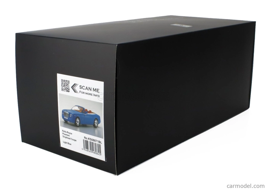 Kyosho Rolls royce Phantom Drophead Cabriolet 2-dverový 2013 1:18 Light Blue