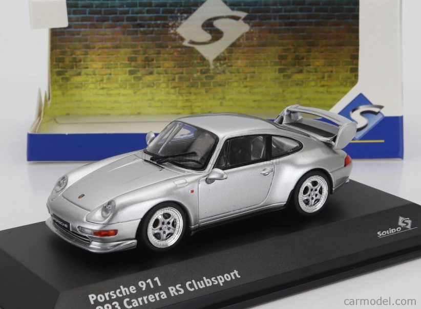 Miniature Porsche Collection Solido 1/43 Porsche 993 RS Clubsport – 1993 Bleu Métal – Précommande