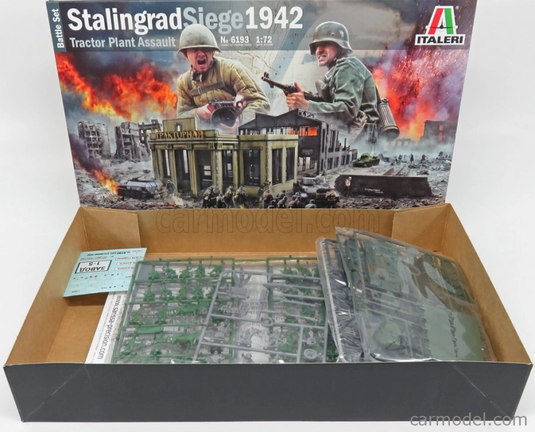 Príslušenstvo Italeri Diorama - Vojnová súprava Stalingrad - Útok na traktorový závod 1942 1:72 /
