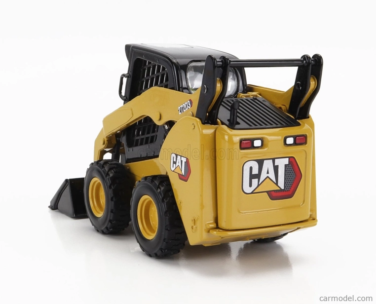 Dm-models Caterpillar Cat272d3 Ruspa Gommata - Skid Steer Loader 1:32 Žlutá Černá