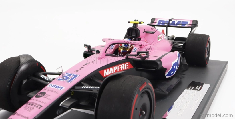 Minichamps Renault F1 A522 Team Alpine Bwt N 31 7th Bahrain Gp 2022 Esteban Ocon 1:18 Pink
