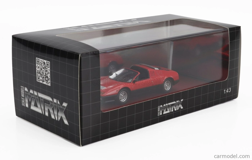 Matrix scale models Ferrari 512bb Targa Straman 1978 1:43 Red