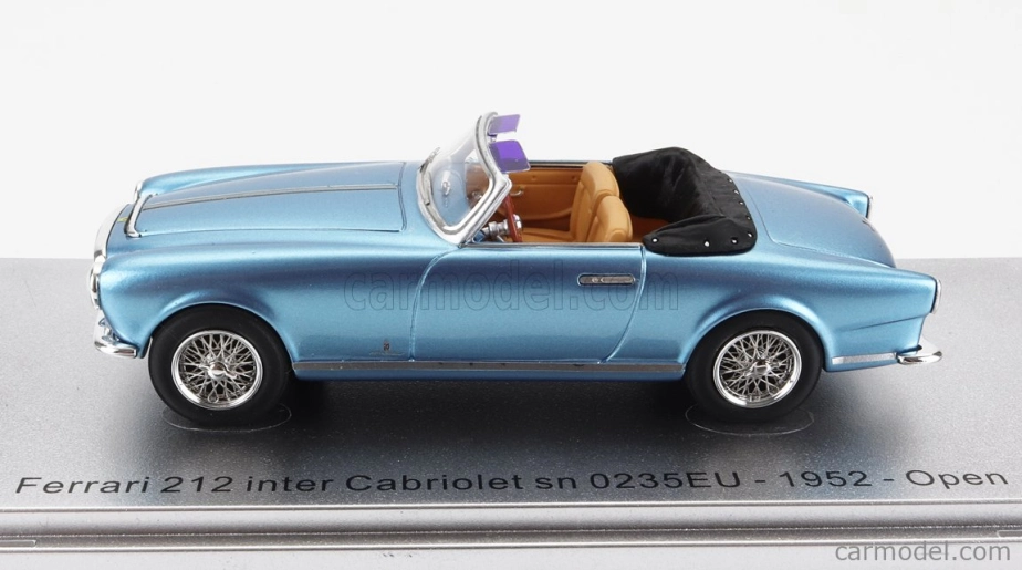 Kess-model Ferrari 212 Inter Sn0235eu Cabriolet Open 1952 1:43 Light Blue Met