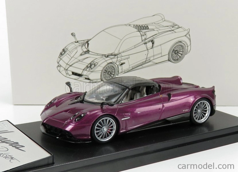 Lcd-model Pagani Huayra Roadster 2018 1:43 Purple Met