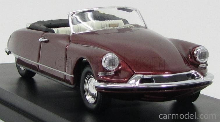 Rio-models Citroen Ds19 Cabriolet 1962 1:43 Red Met