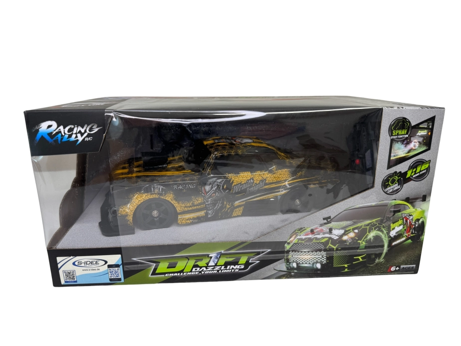 RC driftovacie auto Camaro, svetlá, dym, RTR sada 1:16 4WD