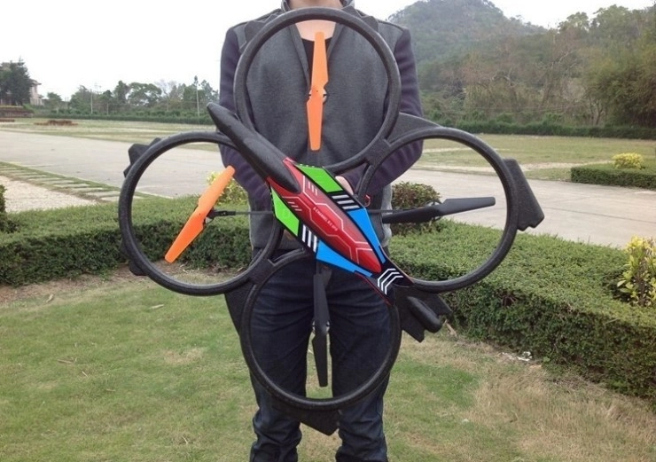 RC dron BIG XXL UFO s kamerou