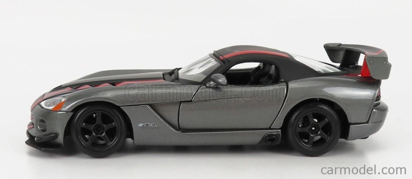 Bburago Dodge Viper Srt-10 Coupe 2003 - With Red Line 1:24 Grey