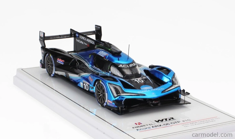 Truescale Acura Arx-06 Gtp 2.4l Twin Turbo V6 Team Wayne Taylor Racing Andretti N 10 Imsa 24h Daytona 2024 Filipe Albuquerque - Ricky Taylor - Brendon Hartley - Marcus Ericsson 1:43 Modrá Černá