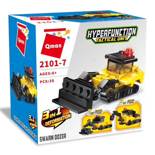 Taktická jednotka Qman Hyperfunction 2101-7 Bulldozer Swarm 3v1