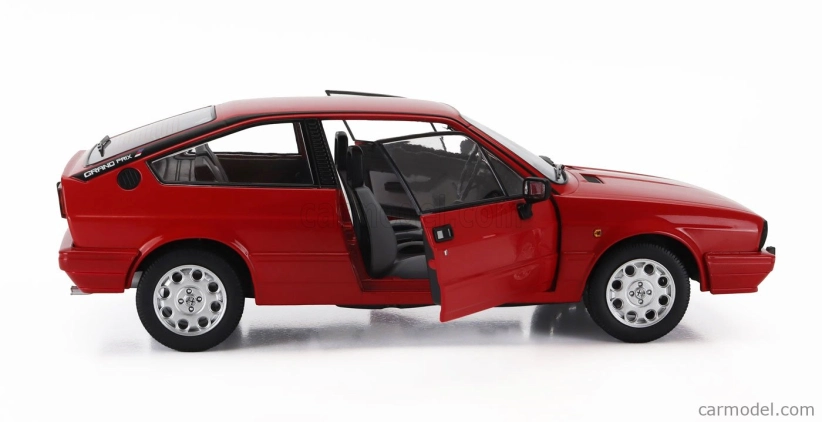 Mitica-diecast Alfa romeo Alfa Romeo Sprint 1.5 Quadrifoglio Verde Grand-prix 1986 1:18 Rosso Alfa Red
