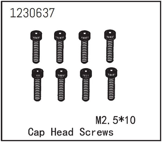 Cap Head Screw M2.5*12 (8)