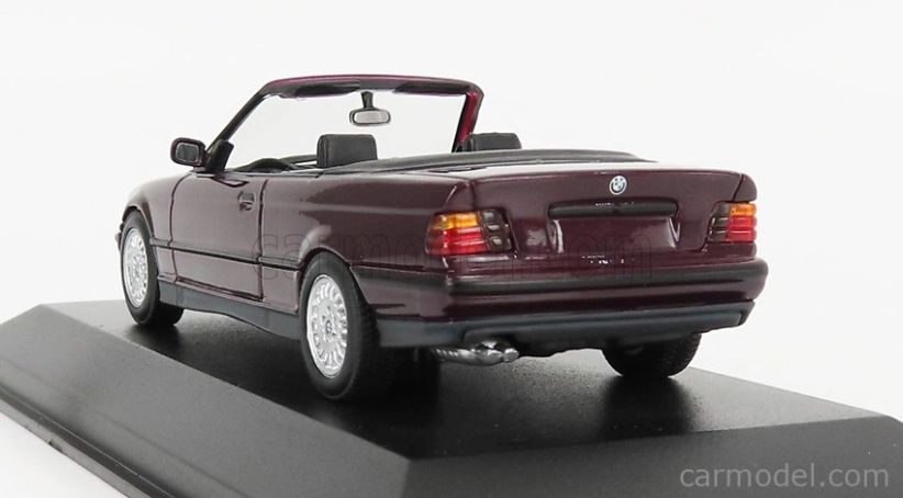 Minichamps BMW radu 3 (e36) Cabriolet 1993 1:43 Purple Met