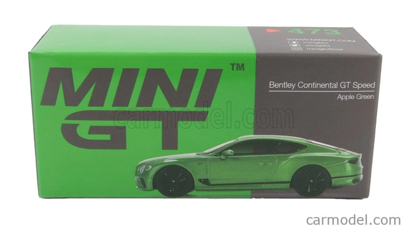 Truescale Bentley Continental Gt Speed Lhd 2022 1:64 jablkovo zelená