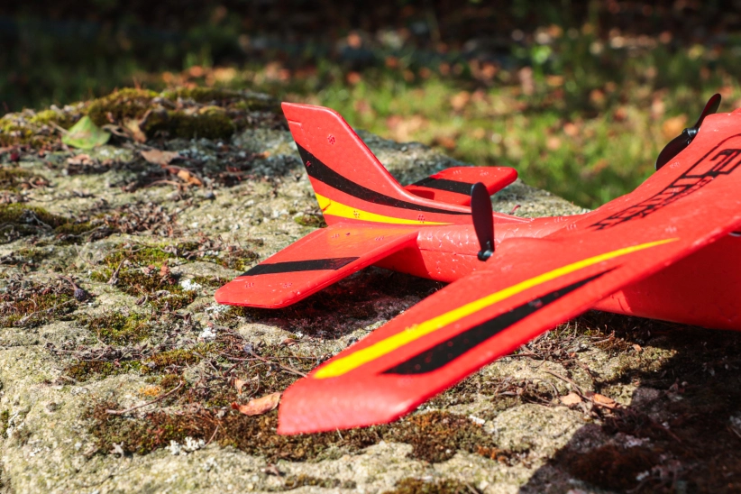 RC lietadlo Cessna Glider Z50, červená