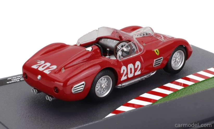 Edicola Ferrari 250tr Spider N 202 Targa Florio 1960 Cliff Allison - Richie Ginther 1:43 Červená