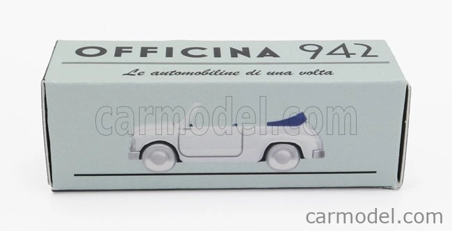 Officina-942 Fiat 600 Maggiolina Carrozzeria Francis Lombardi Cabriolet Open 1958 1:76 Biela