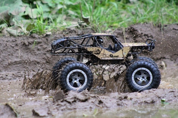 RC voděodolný crawler Important Miracle, zlatá