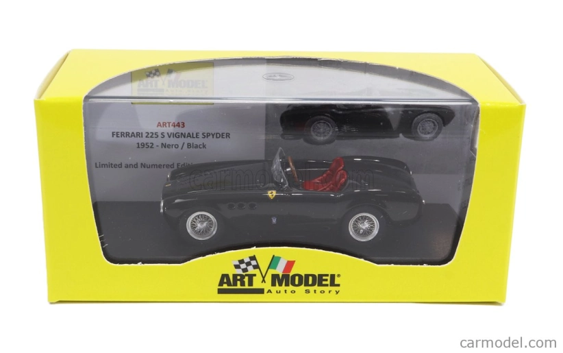 Art-model Ferrari 225s Spider Vignale 1952 1:43 Black