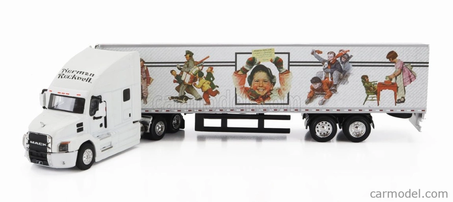 Greenlight Mack Anthem Truck 2019 - Norman Rockwell 1:64 Bílá