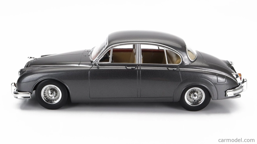 KK Scale Models – Jaguar MK II 3.8 – 1959 – 1/18 – Grise – Miniature Collection Métal