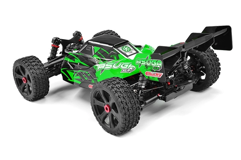 RC auto ASUGA XLR 6S - buggy 4WD - PRO Roller šasi, zelená